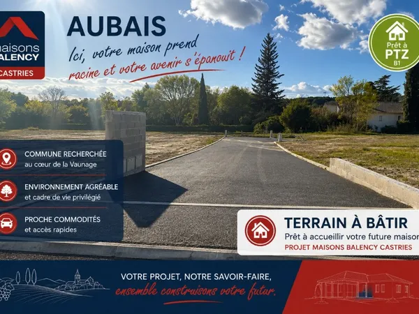 Terrain 630 m²