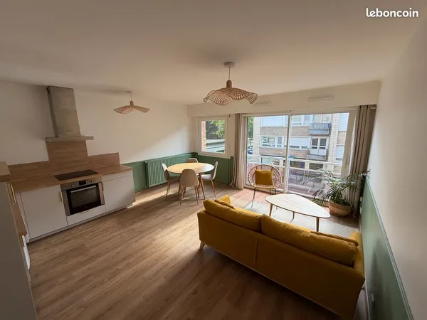Appartement T2 42m² entièrement rénové et meublé - Marcq Croisé Laroche