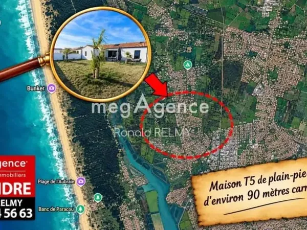 Les sables-d'olonne maison t5 d' environ 90 m²