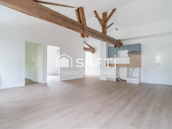 Appartement T3 de 75 m² entiérement rénové