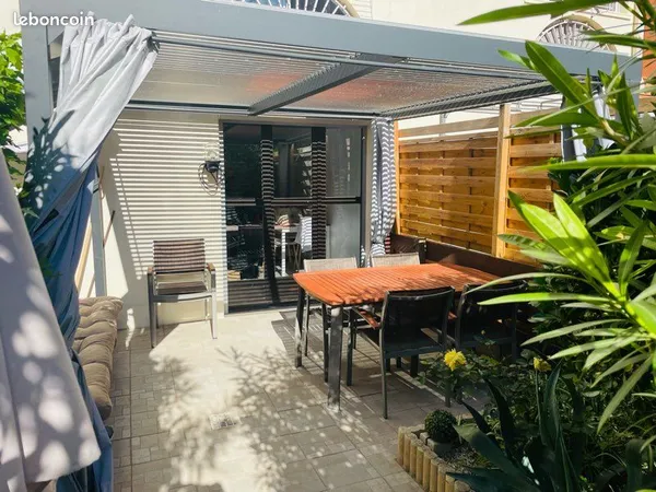 Studio cabine rez de jardin 27m2