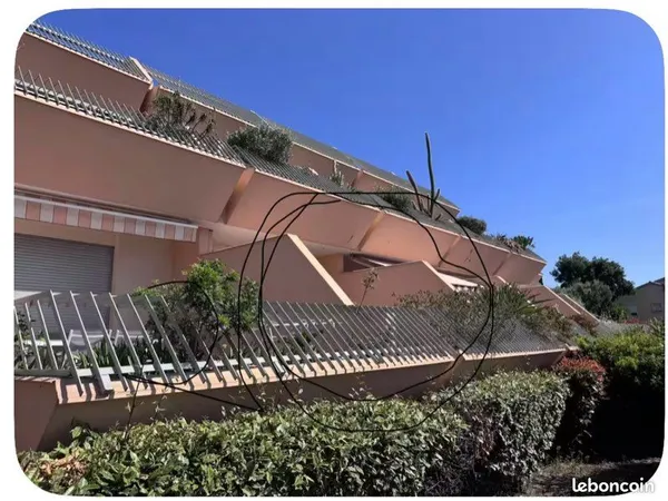 Studio cabine, terrasse vue mer panoramique, parking