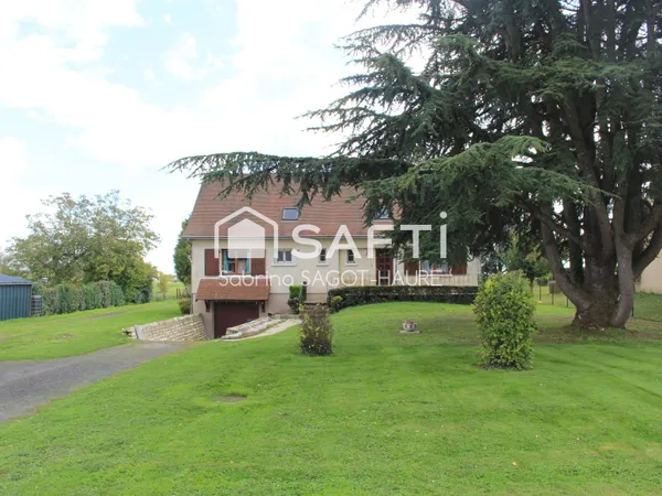 Pavillon sur sous-sol avec 4 chambres