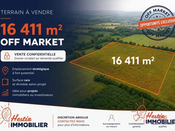 Terrain Constructible de 16 411 m²