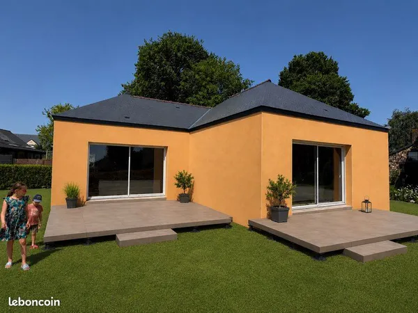 🏡 Grand T2 meublé neuf 54 m² à Iffendic - Maison de plain-pied - PMR