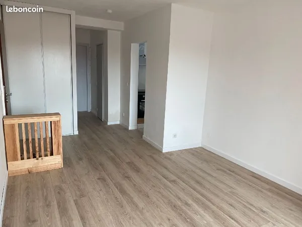Appartement 2P lumineux 44m² rénové, plein centre
