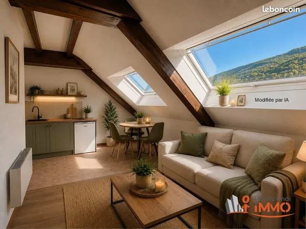 Studio 1 pièce 19 m²
