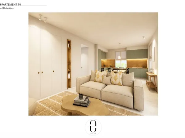 T4 entièrement rénové de 80m² Quartier des Romains à Annecy