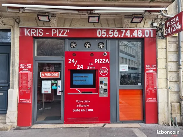 Vente fond de commerce pizzeria + distributeur à pizzas