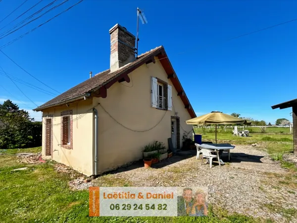 Maison de campagne au calme - 52 m² avec terrain de 765 m² - 10 min Verneuil