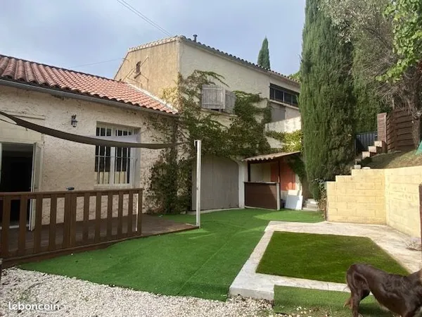 A LOUER T3 avec jardin LE THOLONET