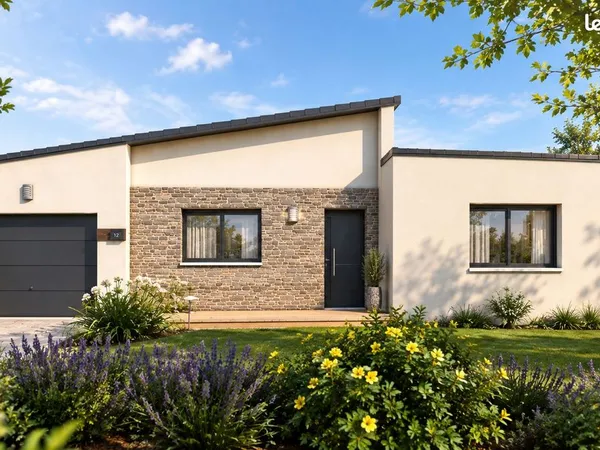Projet de construction d'une maison 80 m² avec terrain à LA CHAPELLE-SUR-ERDRE (44)