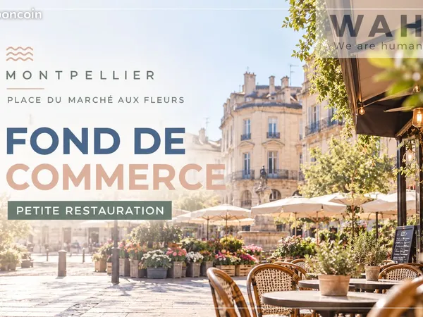 Fonds de commerce, restauration 70 m² Montpellier
