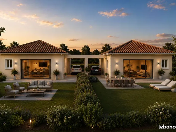 Lucciana - villas neuves avec jardin - à partir de 259 000