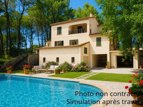 EXCLUSIVITÉ - VILLECROZE PROCHE SALERNES - MAISON T6 4 CHAMBRES À RÉNOVER - PISCINE, GARAGES, SOUS-S
