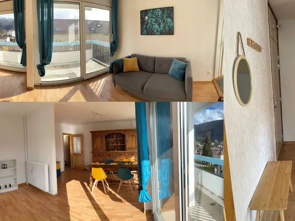 Villers-le-Lac, appartement meublé lumineux, avec balcon et garage privatif