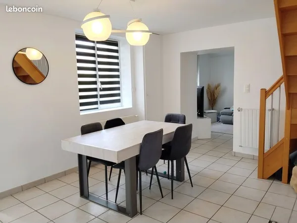 Maison de ville avec terrain