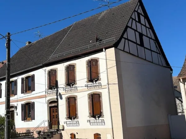 jolie maison alsacienne