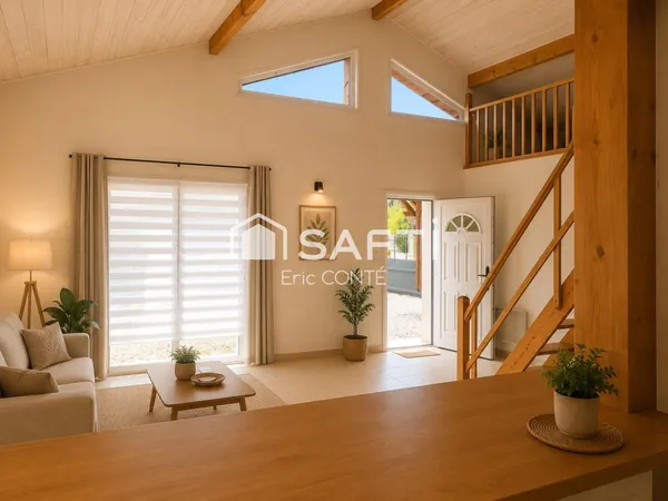 GUJAN-MESTRAS - Maison 4 pièces avec garage et jardin.