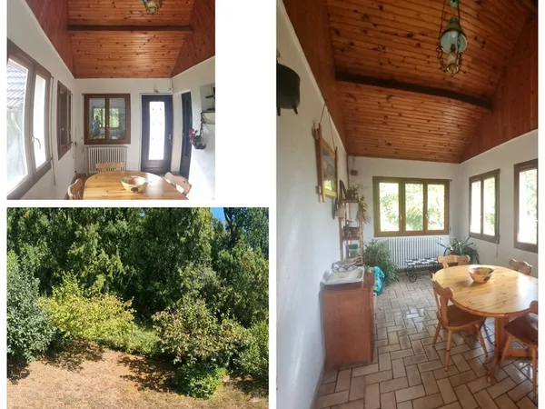 Loue haut de maison meublée proche foret avec jardin