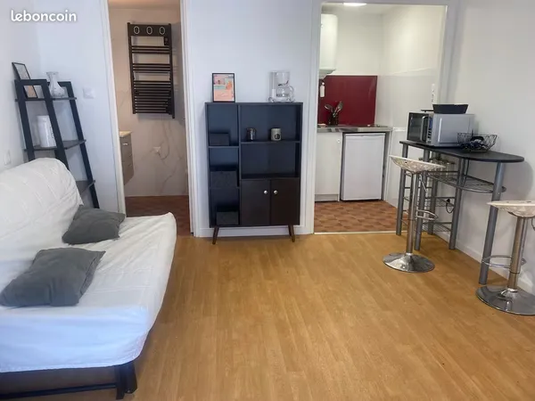 Studio meublé, rénové et calme - Saint-Aubin / Place Dupuy - Idéal étudiant - 560