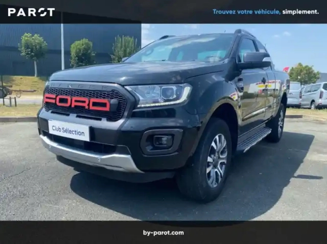 Ford Ranger pick-up 2.0 ecoblue 205ch stop&amp;start double cabine wildtrak e-4wd bva10 — photo 1