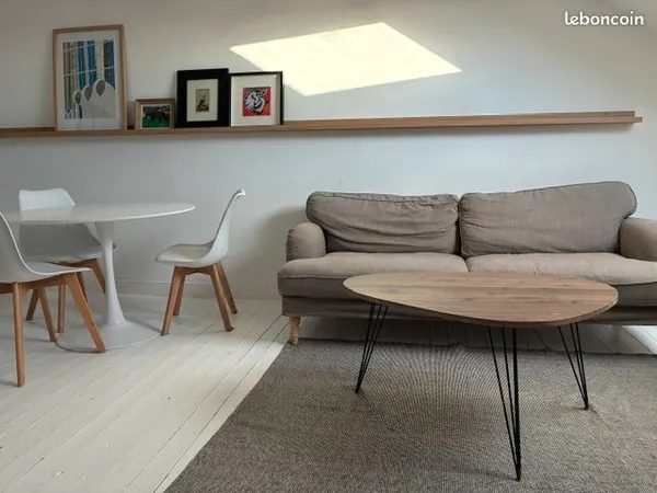 🏠 Bel appartement T2 meublé - 37,5 m² - Centre-ville de La Ferté-Macé avec parking