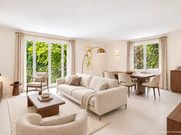 Neuilly sur Seine - Pasteur - 120 m2 - 3 chambres - balcon