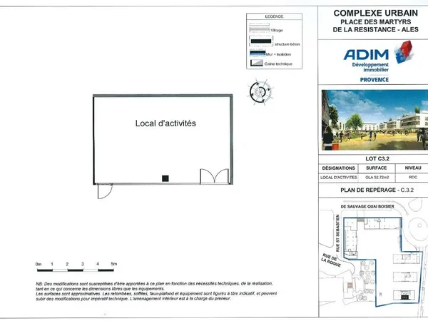 Local commercial 48 m²