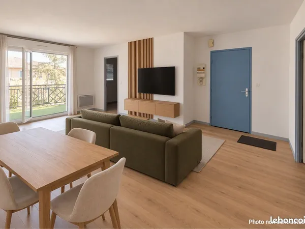 Magnifique T4 de 68 m² refait à neuf avec balcon et parking