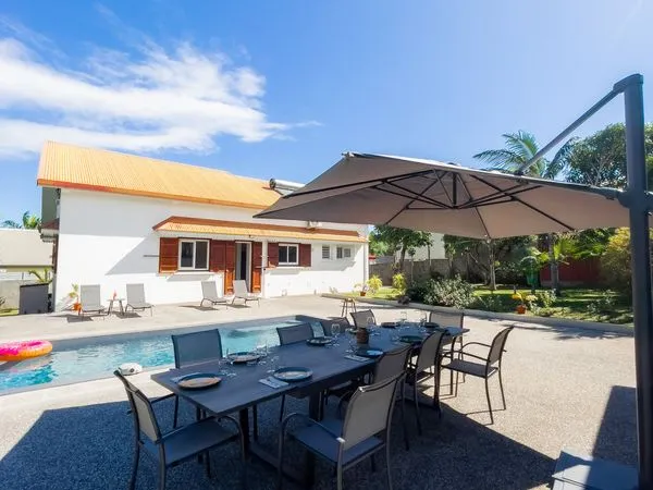 Villa créole meublée 220 m² - Location longue durée - La Rivière St-Louis