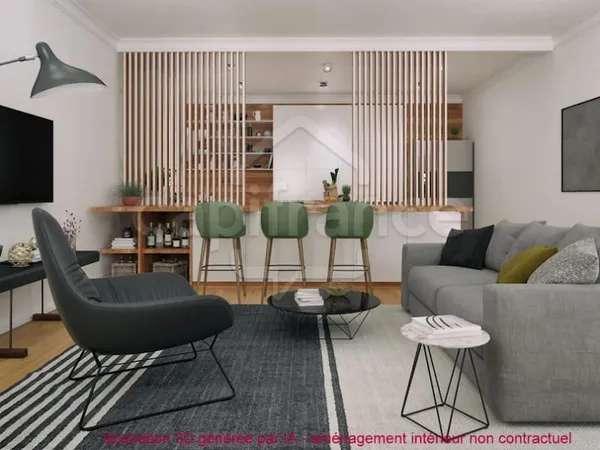 Appartement 2 pièces 37 m²