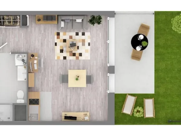 Appartement 1 pièce 31 m²