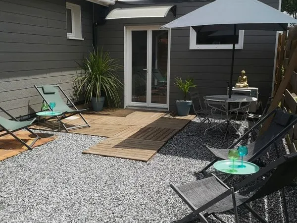 T2 Meublé à l'année + Jardin privatif