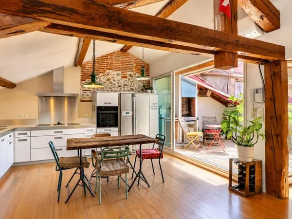 Ensemble immobilier de caractère à Perpignan : Duplex + Studio