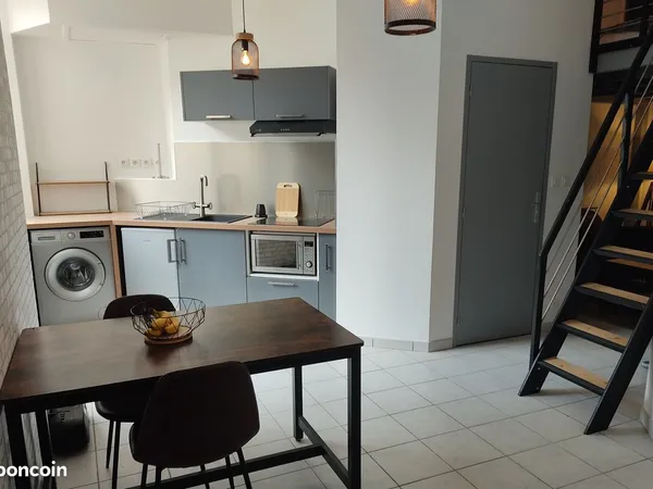 Studio avec mezzanine vendu loué - bellevue - saint-étienne
