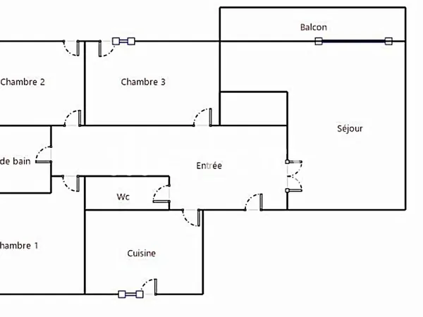 Appartement 4 pièces 82 m²