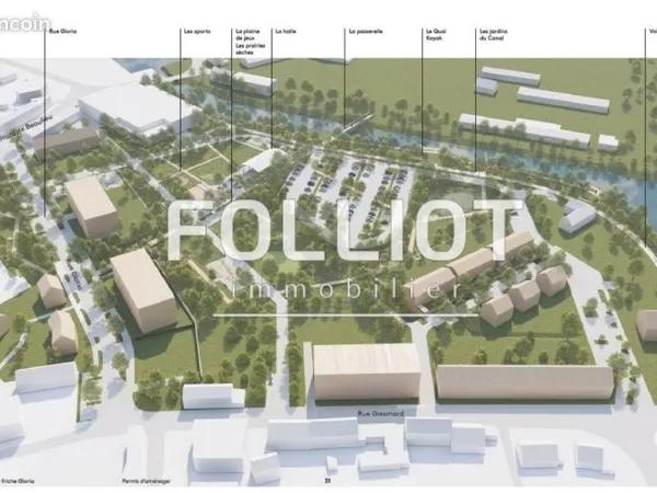 Terrain 421 m² CARENTAN LES MARAIS