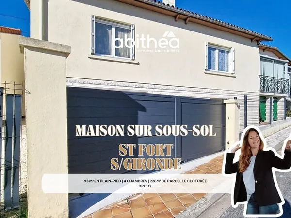 MAISON DE PLAIN-PIED | RÉNOVÉE | 93M2 | 4 CHAMBRES | 226M2 D