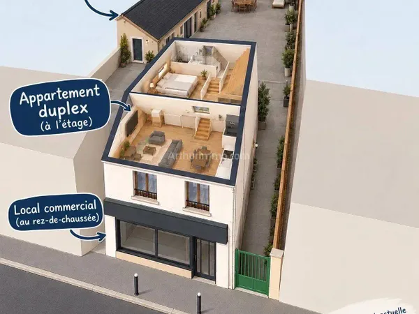 Immeuble 277 m²