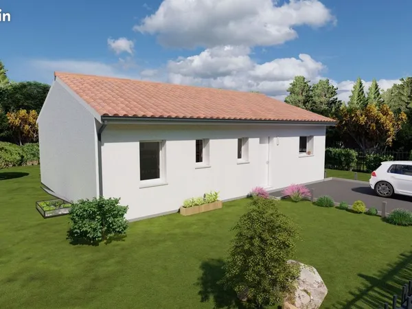 Projet de construction d'une maison 79.84 m² avec terrain à AIRE-SUR-L'ADOUR (40)