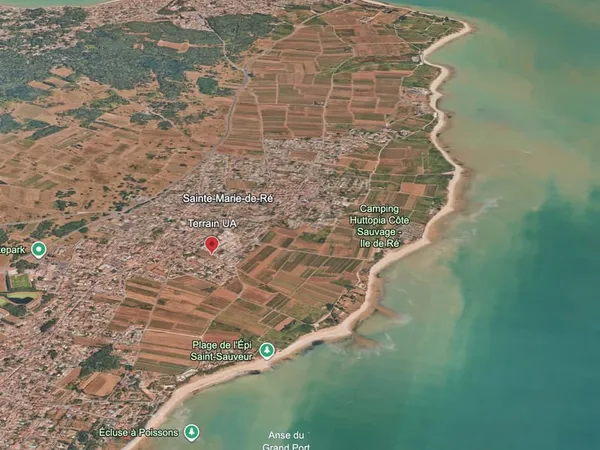 Rare ! Beau terrain en Zone blanche 1293 M2