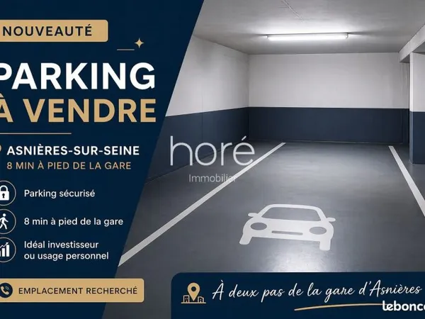 Parking/box 12 m² Asnières-sur-Seine