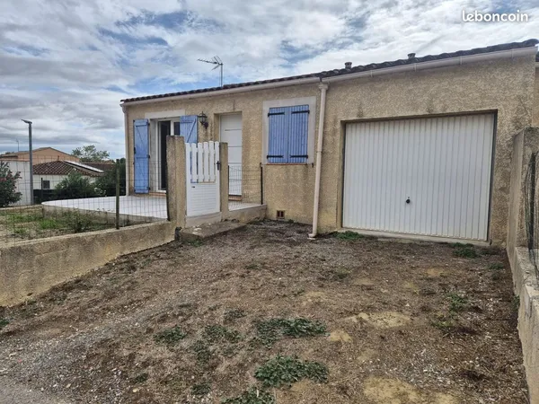 Maison 75 m² avec jardin et garage, au calme, en bord de pinède