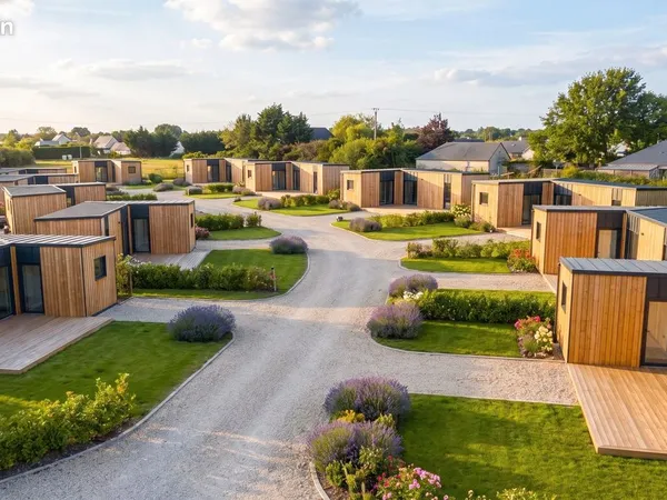 Chalet haut de gamme 40m² en bord de mer - Parcelle 300m2 - Résidence ouverte à l'année
