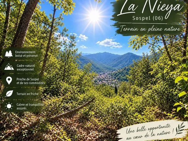 🌿 À VENDRE - TERRAIN NON CONSTRUCTIBLE DE 3 032 m² À SOSPEL
