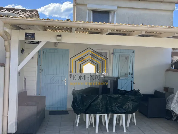 Maison 3 chambres meublée - surface totale 40 m², jardinet,