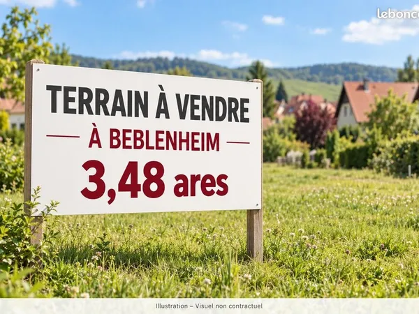 Terrain 348 m² Beblenheim