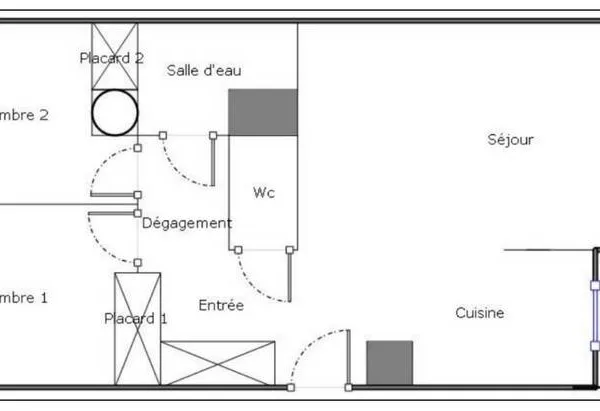 Appartement 3 pièces 69 m²
