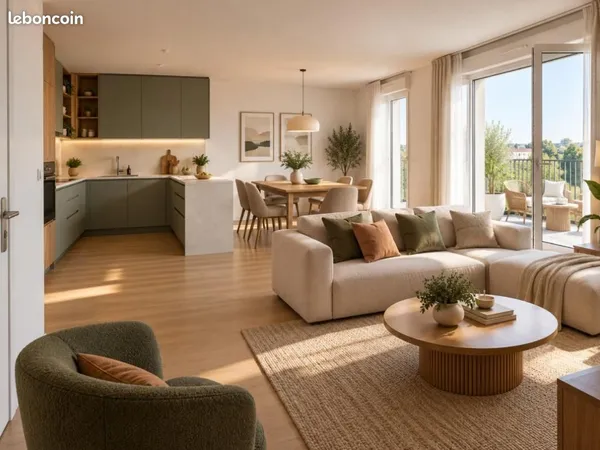 Appartement 3 pièces 63 m²